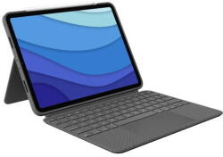 Logitech Husa Logitech Combo Touch cu tastatura si trackpad detasabile pentru iPad Pro 11 inch gen 1-4, US, Gri (920-010255)