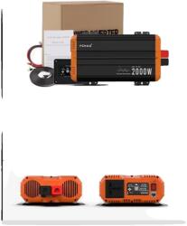  Inverter, tiszta szinuszos kimenet, magas konverziós hatékonyság, 2000 W-24 V