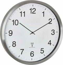 TFA 60.3548. 02 XXL Rádiójel Vezérelt Analóg Falióra Ø 50cm - Fehér (60.3548.02)