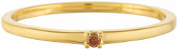  Arannyal Bevont Ezüst Gyűrű Vörös Gyémánttal, PCY11184/59