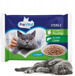 PreVital Nedves macskaeledel 4x100g baromfi Prevital Steril