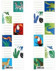 Starpak Szafari 6 db-os füzetcímke - kétféle (5904335861969)