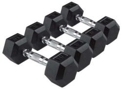 Azafit Hexa Gumírozott Súlyzó - 37, 5 kg