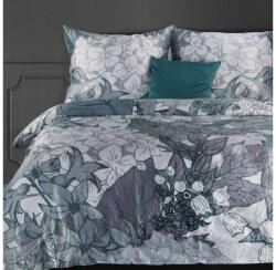 Eurofirany Krepp Ágyneműhuzat - Acélszürke/Világoszöld - 220x200 cm (HS394036)