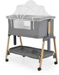  ADORO babaöböl szúnyoghálóval, 7 poz. dönthető, kerekes, +tároló SZÜRKE