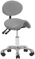 DivaLine Nyerges, háttámlás forgózsámoly szürke
