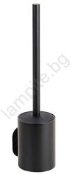 Bemeta Четка за WC 8x35, 5 cm неръждаема стомана/черна (BD0033)