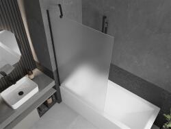 Mexen Next Kádparaván 1 részes 100 x 150 cm, szron, fekete - 895-100-000-00-30-70 Kádparaván (5905315135438)