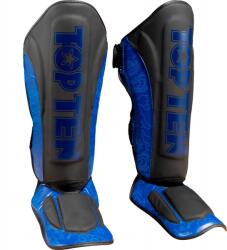  " Dragon" sípcsontvédők - fekete-kék, XL-es méret