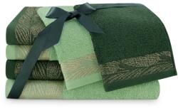 AmeliaHome Törölköző ALLIUM üvegzöld 2*30x50+2*50x90+2*70x130 AmeliaHome
