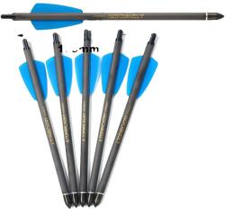  Számszeríj nyilak, 7, 5 hüvelyk hosszú, 36 db csomag méret, 7, 5 hüvelyk kék 36pcs