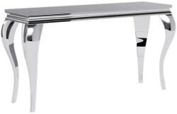 Signal Prince Elegance Üveg Konzolasztal Króm Fekete (SIG-PRINCECCCH)