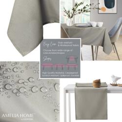 AmeliaHome Asztalterítő Empire cappucino sima klasszikus 150x500 AmeliaHome