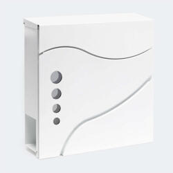  Wave2 Levelezőláda Újságtartóval - Fehér