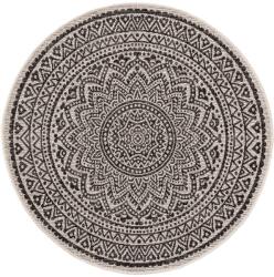  Szőnyeg kerek CLEO 4 fehér boho r150