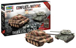 Revell - T-34/85 & Tiger I Tank Modellek - 1: 72 (05655 R)