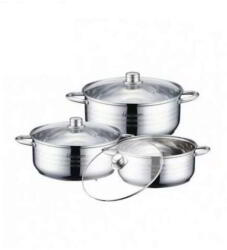 Bachmayer BM-3023 Rozsdamentes Acél Edénykészlet - 6 részes (BM-3023)