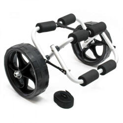  Összecsukható alumínium szállító kocsi PU kerékkel és nylon pánttal a rögzítéshez 45 kg-ig 62643