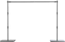 Fényképezés háttértámasztó állvány, állítható magasságú, strapabíró anyagok, 2, 4X3M