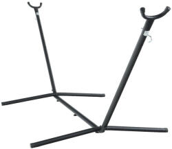 TEMPO KONDELA Kerti állvány függőágyhoz, fekete, OTAN TYP 1