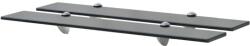 2 db lebegő üvegpolc 70 x 20 cm 8 mm - pepita - 27 009 Ft