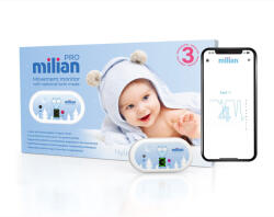 Milian Milian Pro Bluetooth Légzésfigyelő - 3 Érzékelőlappal