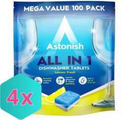 Astonish All in One Citrom Mosogatógép Tabletta - 400 db