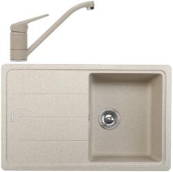 Franke Pachet chiuveta fragranite BFG 611-78 + Baterie Novara Plus, cartus ceramic, Avena (114.0491.655) Chiuveta