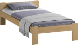 Komforttéka Celinka fenyő ágykeret natúr 90' + ajándék ágyrács - pepita