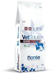 Monge VetSolution Dog Hepatic 12kg diétás száraz kutyaeledel a májfunkció támogatására krónikus májelégtelenség esetén