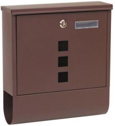 Richter Czech Postaláda Richter Czech, barna, acél, 33, 5×30, 5×10cm, 2 kulcs (0827-37777)