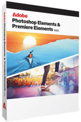 Adobe Photoshop Elements 2025 & Premiere Elements 2025 - 1 User / 3 Years - Windows/MAC - pepita