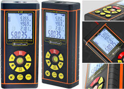 UNI-T HOLDPEAK 5060H Digitális, lézeres távolságmérő, 0.03-60m, memória, többsoros LCD-kijelző, IP54 (5060h)