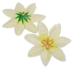 Mikulásvirág fej 6 cm (az ár 1 db -ra vonatkozik)-FEHÉR