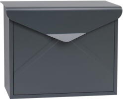 Richter Czech Postaláda, acél, antracit szín, 2 kulcs, 29×36×10cm (0824-39986)