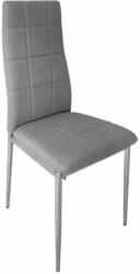 kárpitozott Székkészlet étkezőbe és nappaliba 4db - Szürke