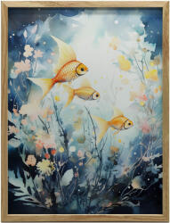  KERET FALI PLAKÁT VÍZALATI TÁJ ZÖLD ÓCEÁN 70x100