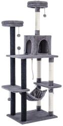  Cat Tree House torony lakás, karcolóoszlop, beltéri cica ugró játék, AMT0181BG