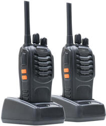 PNI kézi rádióállomás, PMR R40, készlet 4 db, akkumulátorokkal, töltővel és fejhallgatóval együtt
