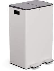 Klarstein EcoVista, coș de gunoi cu composter, 60 l + 3 l/coș + composter, Soft-Close (KG28-60L-crem) (KG28-60L-crem) Cos de gunoi