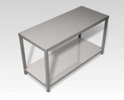  GDA - Rozsdamentes Acél Munkapad - Polccal - 1600x700x850mm (GDATS167)