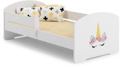 Kobi Luk egyszemélyes ágy 140x70 művészeti alkotással - Egyszarvú szarvával