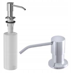 Gamma Szappanadagoló, króm, 400ml, PVC, mosogatóhoz (DOZOWNIK CHROM DO ZLEWU)