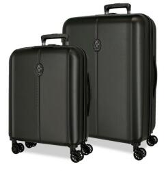 El Potro Vera Fekete, luxus ABS utazótáska készlet, 70/55cm, 5338921