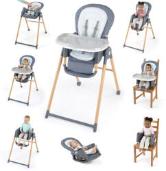 Ingenuity Etetőszék Deluxe 7in1 Proper Positioner Chambray 0hó+ 23 kg-ig - pepita
