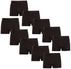 Nedeto 10PACK Férfi boxeralsó Nedeto fekete (10NB001) 5XL