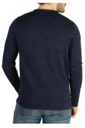 Calvin Klein Férfi Kötött Pulóver - Sötétkék Absztrakt Minta - M