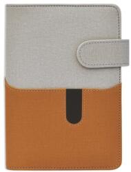 SATURNUS Gyűrűs kalendárium SATURNUS M229 sárga lapos szürke-barna műbőr 2026. SM229-001 (SM229-001)