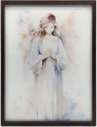  FESTMÉNY VÁSZON ANGYALOS ÍNYESSÉG PASZTELL SZÍNŰ KERET NÉLKÜL 50x70
