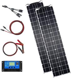  Rugalmas napelemes panel, 50W teljesítmény, könnyű és adaptálható kialakítás, 100W -os készlet